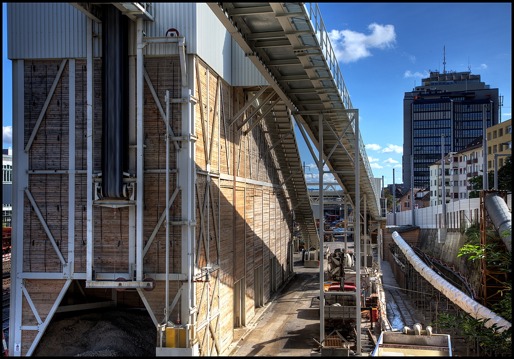 Baustelle Durchmesser - Linie