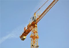 Baustelle Finanzamt Herne - Liebherr Kran 71 EC