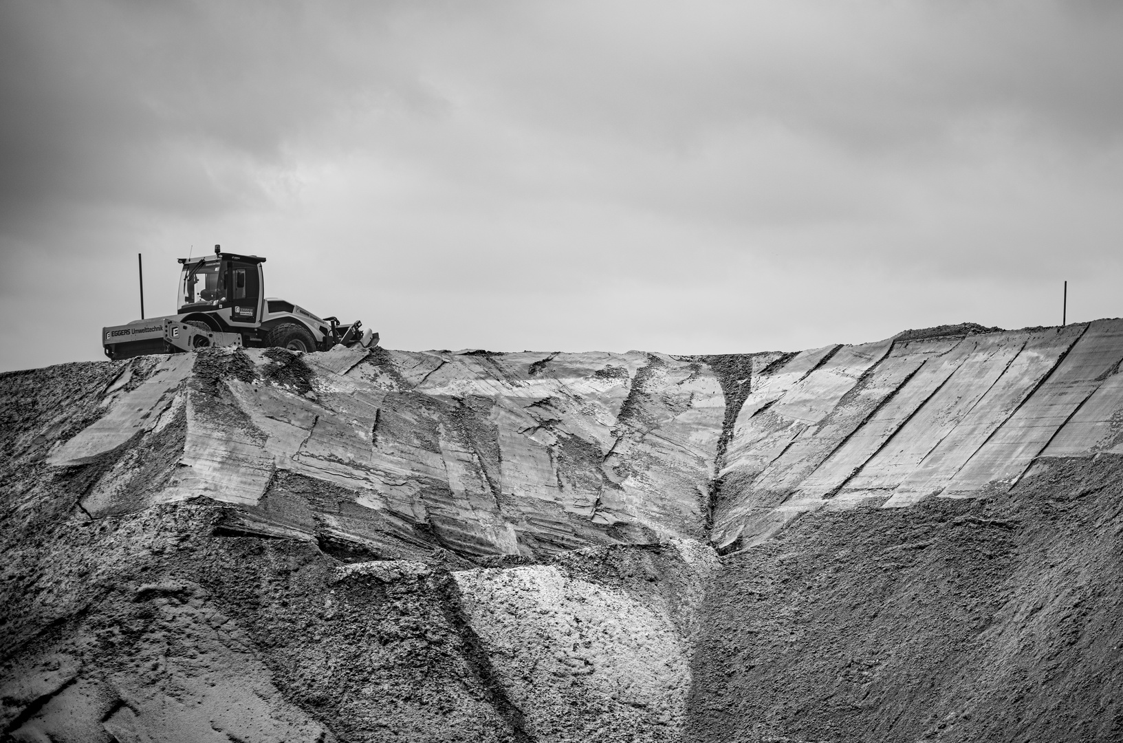 Baustelle Grasbrook, noch ein Haufen Sand