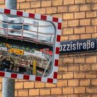 Baustelle im Spiegel