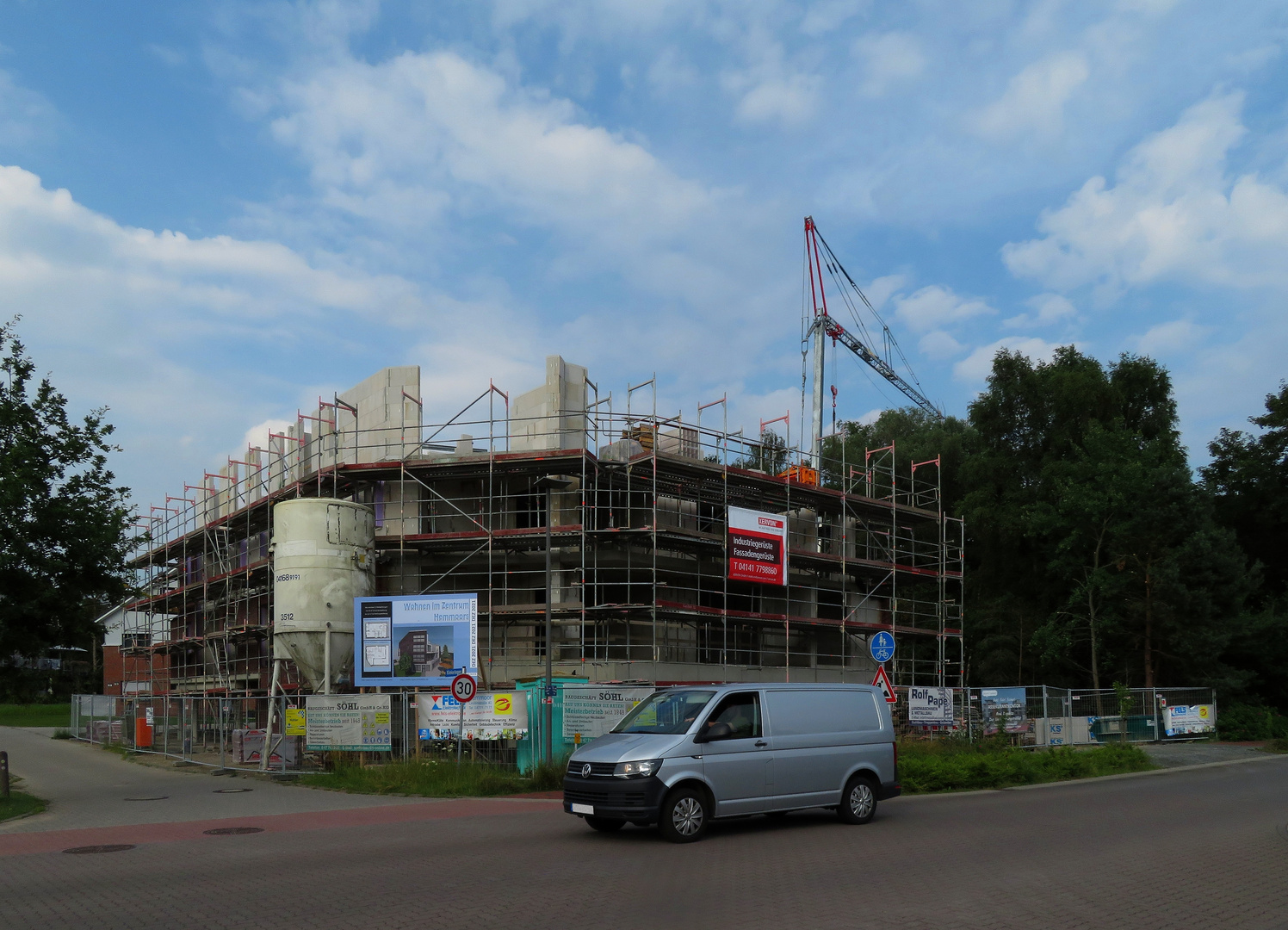 Baustelle im Zentrum ...