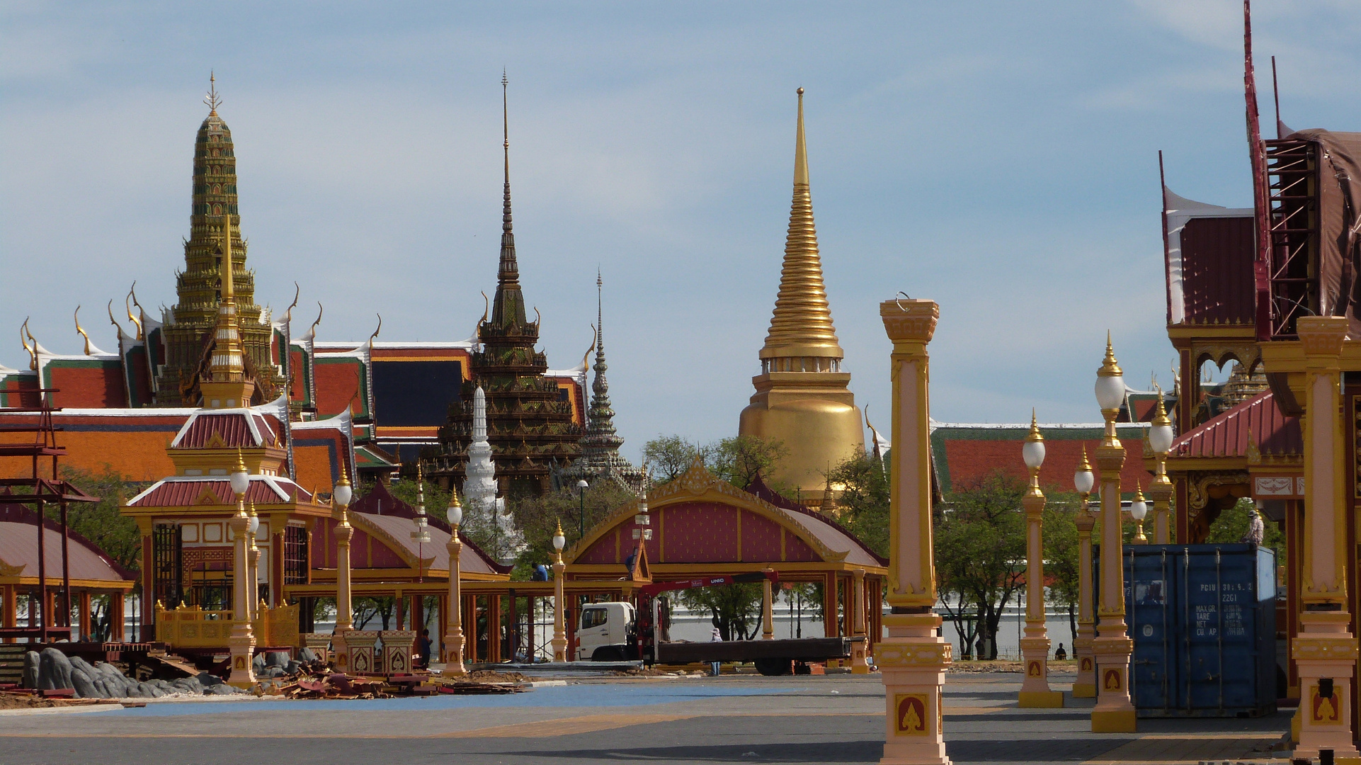 Baustelle in Bangkok