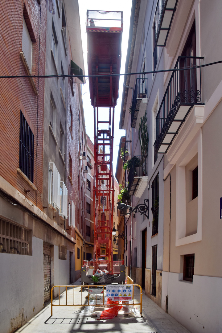 Baustelle in der Altstadt