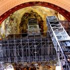 ..Baustelle in der Karlskirche Wien...