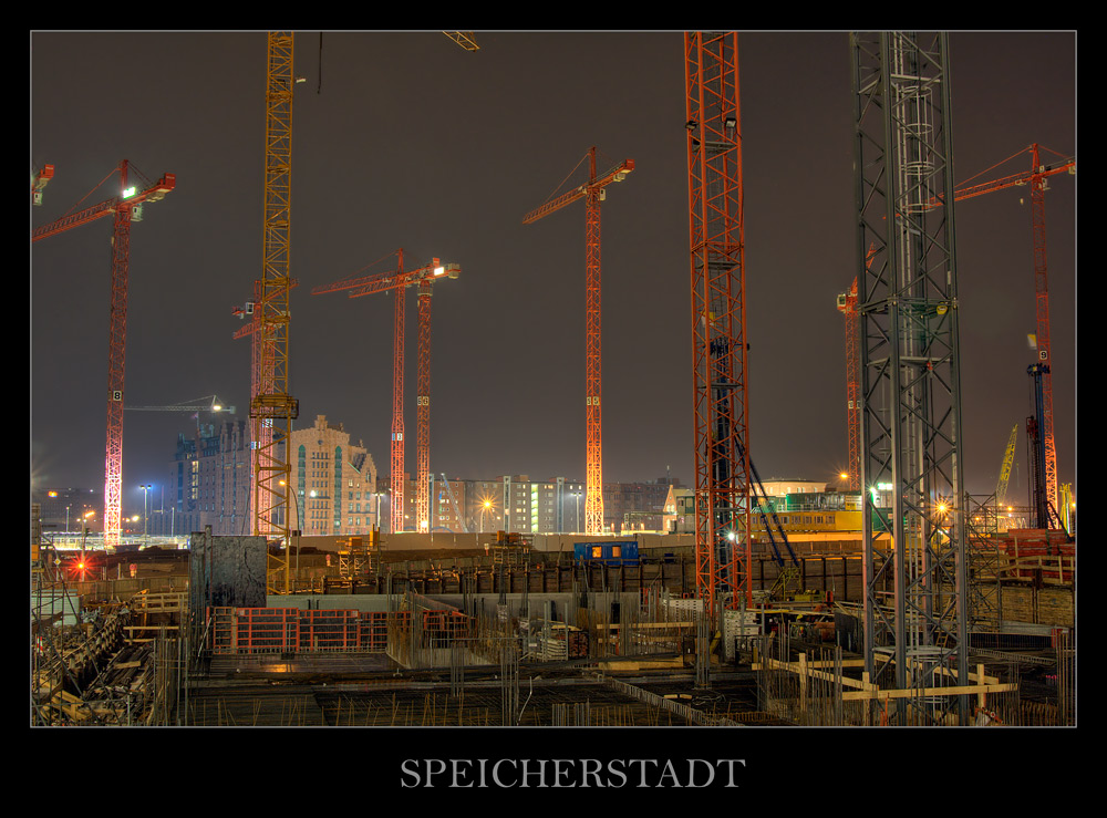 Baustelle in der Speicherstadt