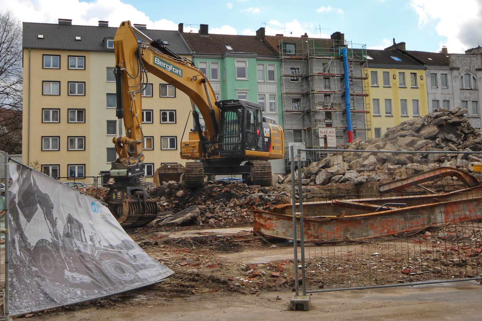 Baustelle in Dortmund 