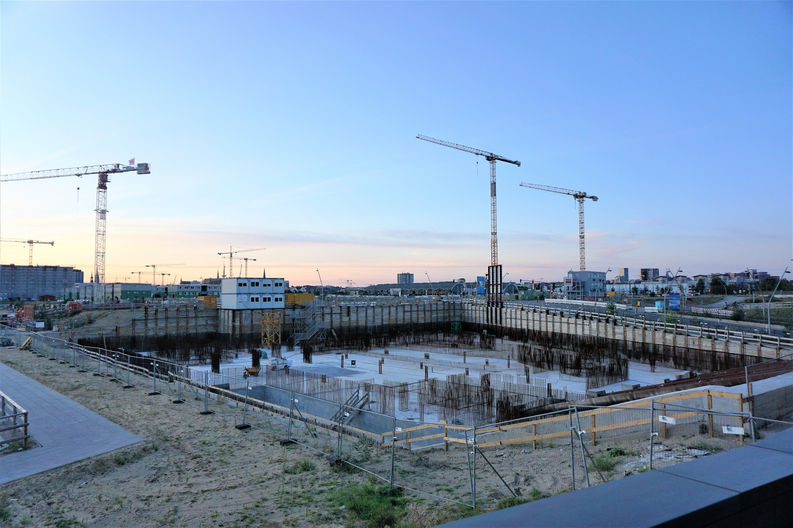 Baustelle in Hamburg