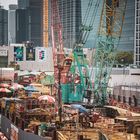 Baustelle in Hong Kong