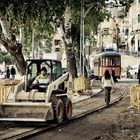 Baustelle in Sóller, Mallorca