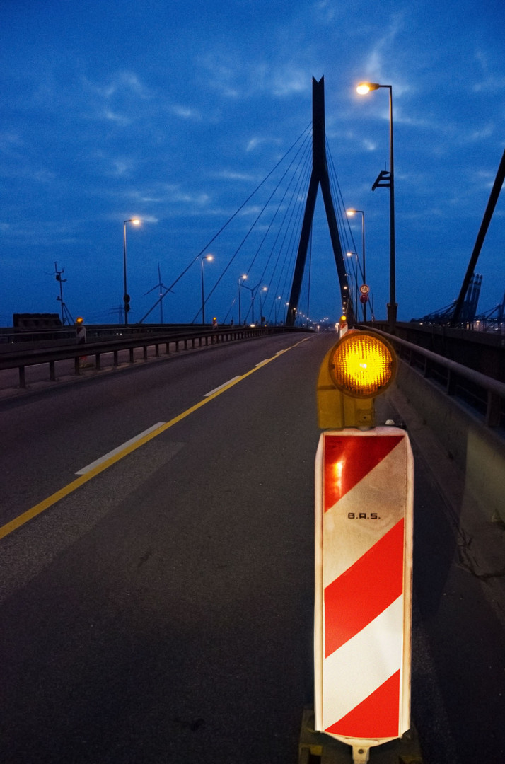 Baustelle Köhlbrandbrücke