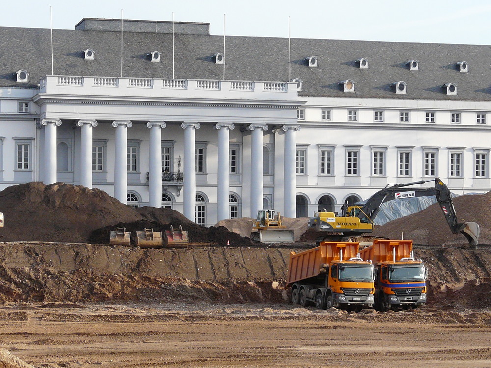 Baustelle Kurfürstliches Schloss Koblenz