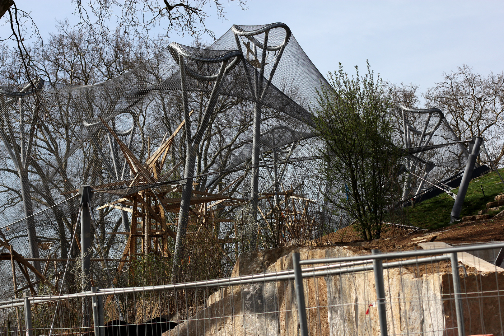 Baustelle Menschenaffengehege Wilhelma, 1/3