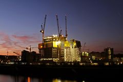 Baustelle Neubau der Europäischen Zentralbank (EZB)