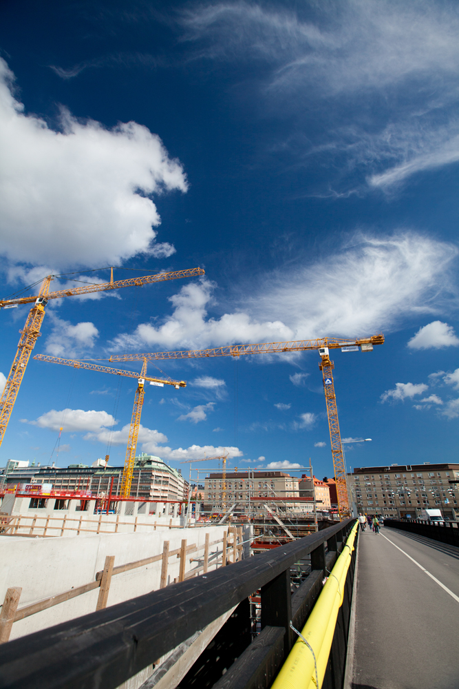 Baustelle NS13 in Stockholm