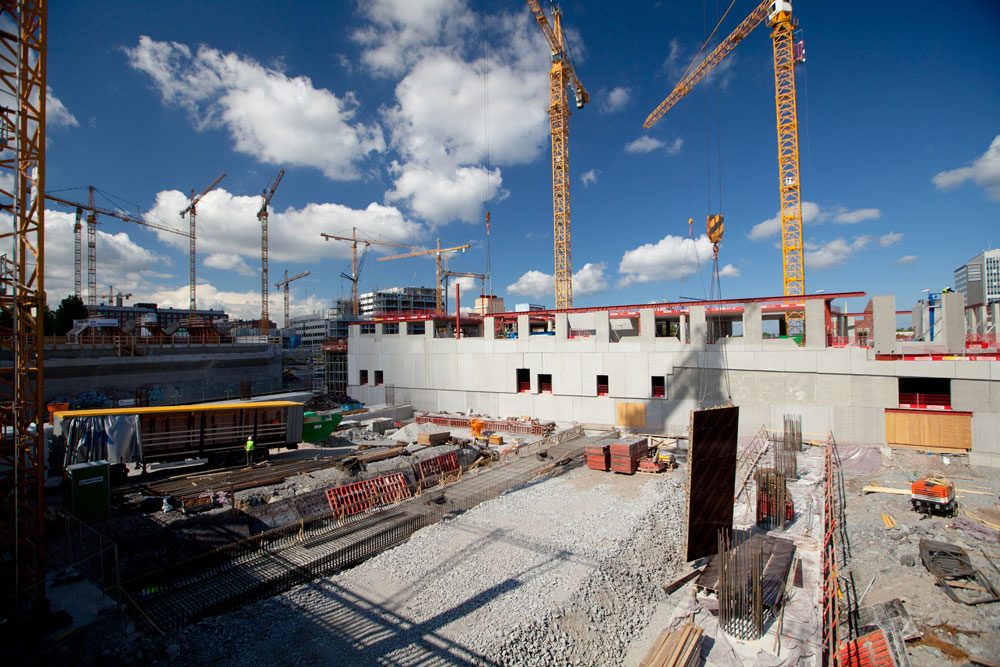 Baustelle NS13 Stockholm