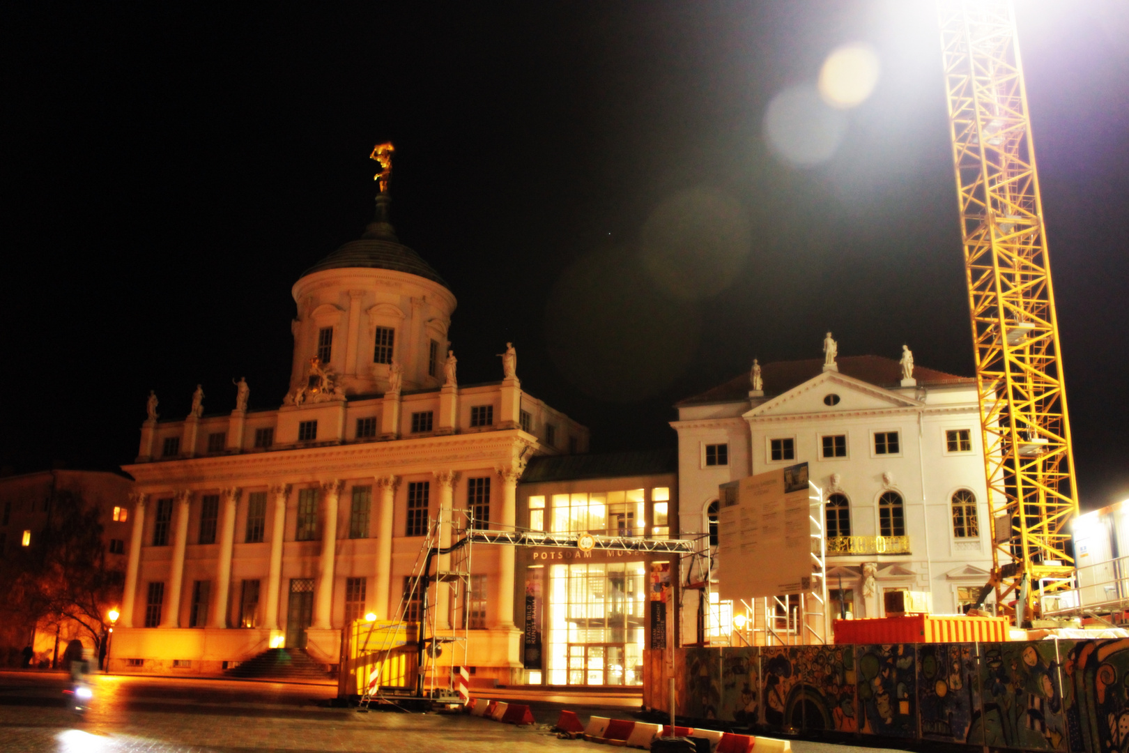 Baustelle Potsdam Mitte.