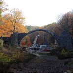 Baustelle Rakotzbrücke