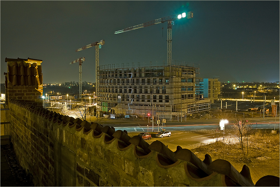 Baustelle Rostock - Osthafen