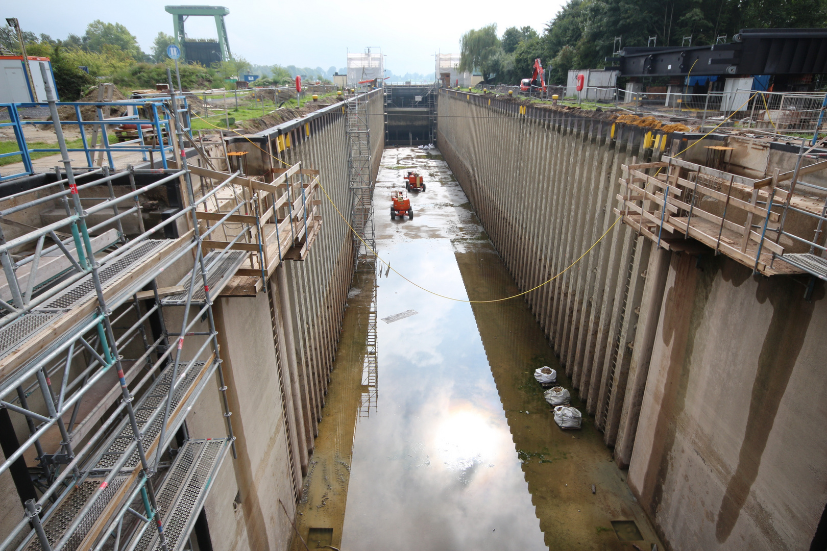 Baustelle : Schleuse Datteln..