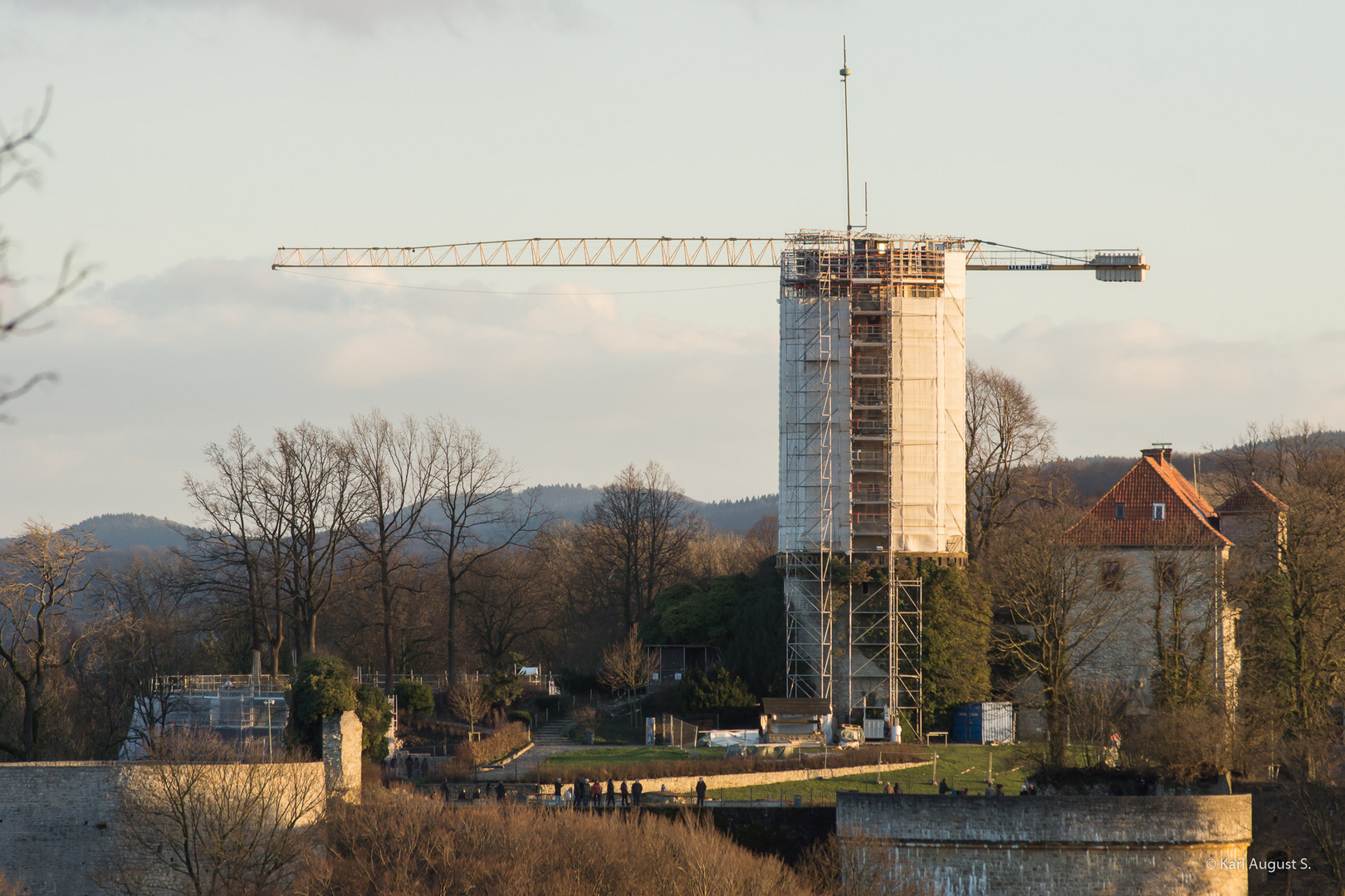 Baustelle Sparrenburg