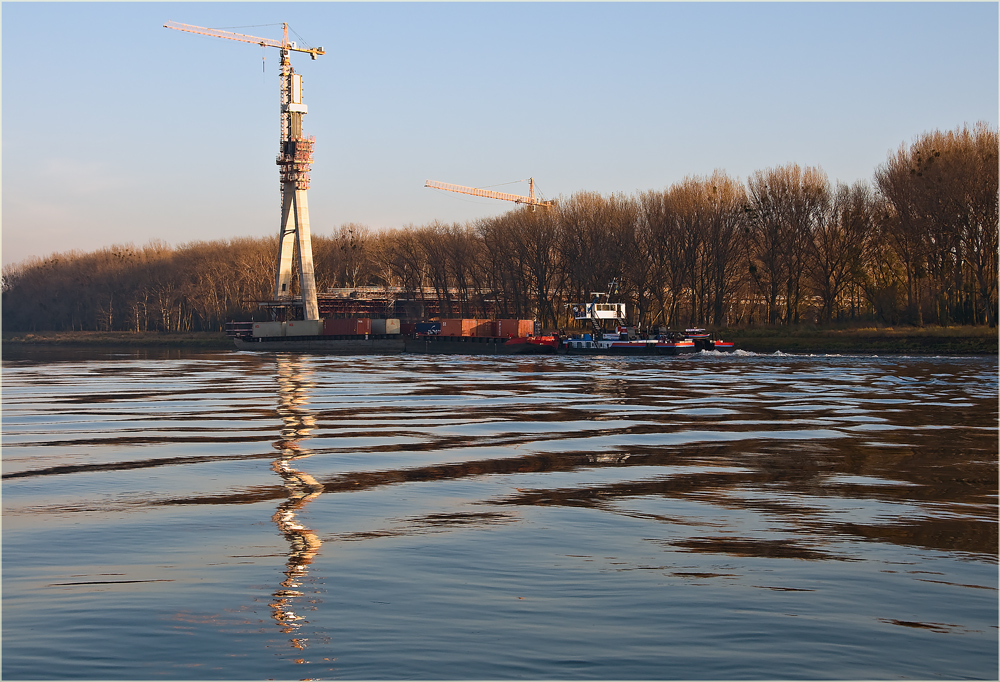 Baustelle und Wellenmacher