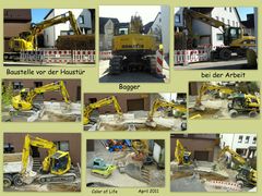 Baustelle vor der Haustür