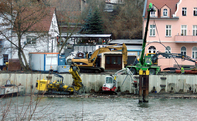 Baustelle vor der Tür