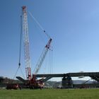 Baustelle Waldschlößchenbrücke in Dresden (Bild2)