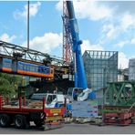 Baustelle Wuppertal-Oberbarmen - Schwebebahnendstation