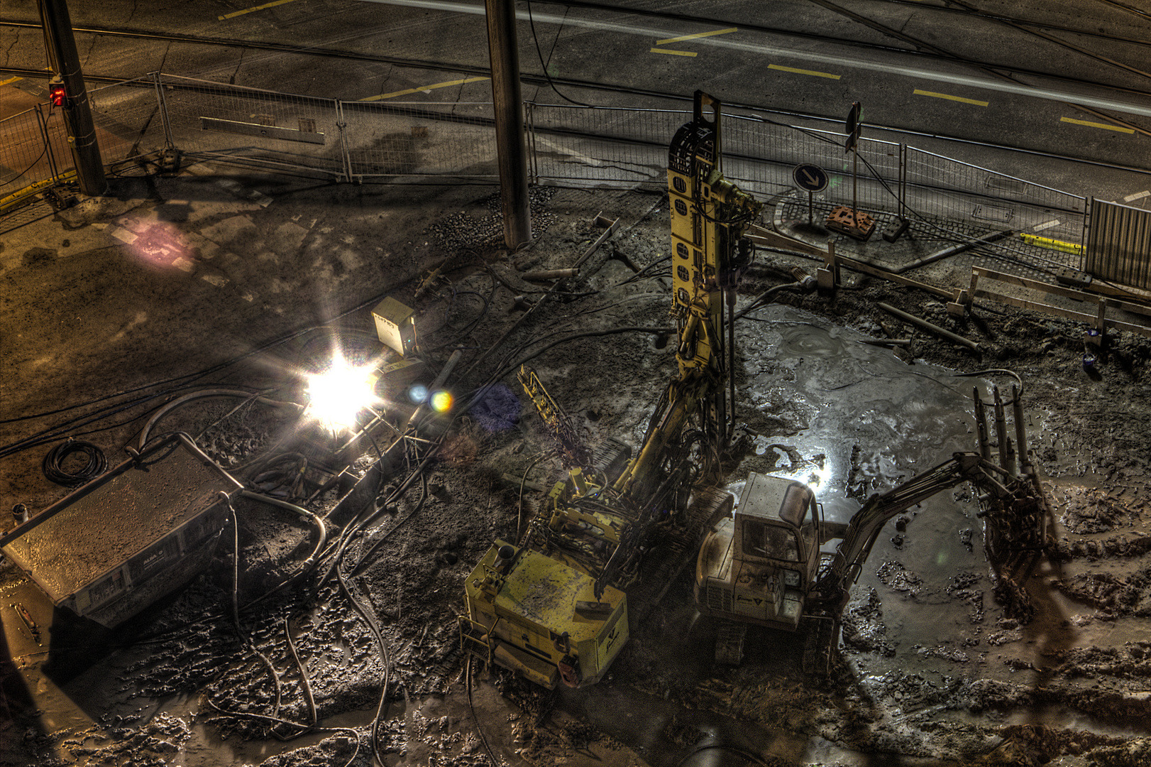 Baustelle@Night