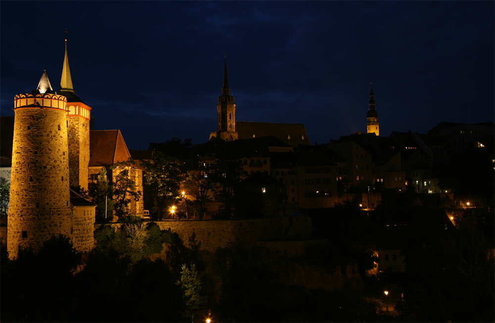 Bautzen - Altstadt bei Nacht