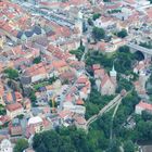 Bautzen aus dem Hubschrauber,Bautzener Flugtage 2012