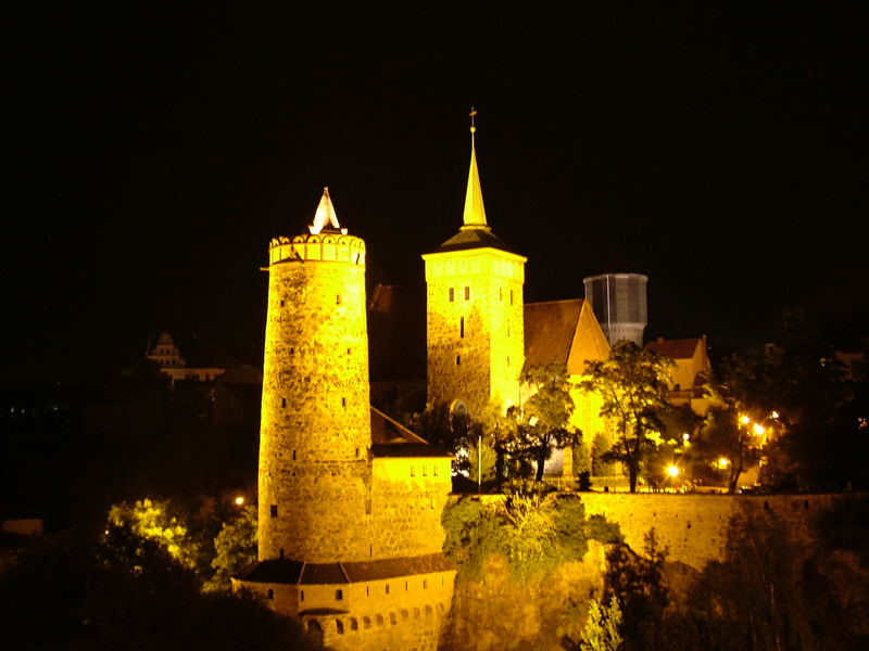 Bautzen bei Nacht....