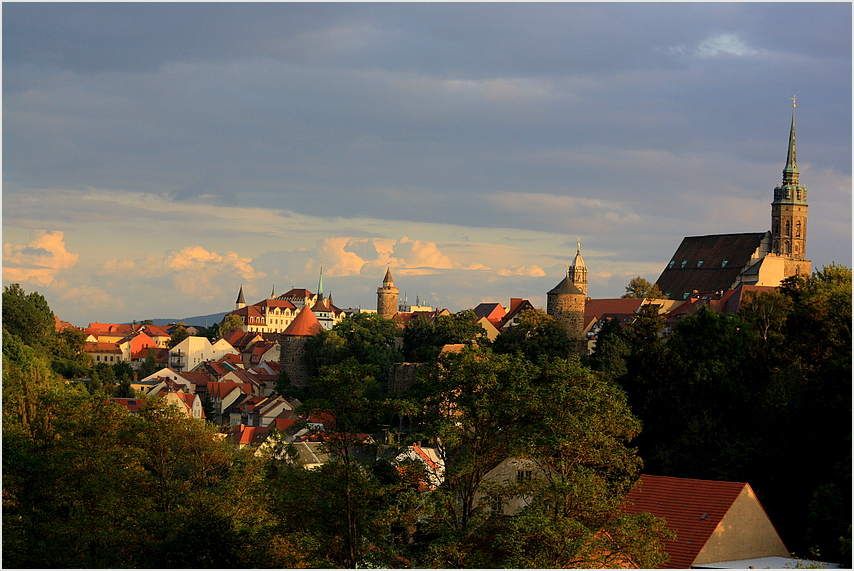 Bautzen in der Abendsonne