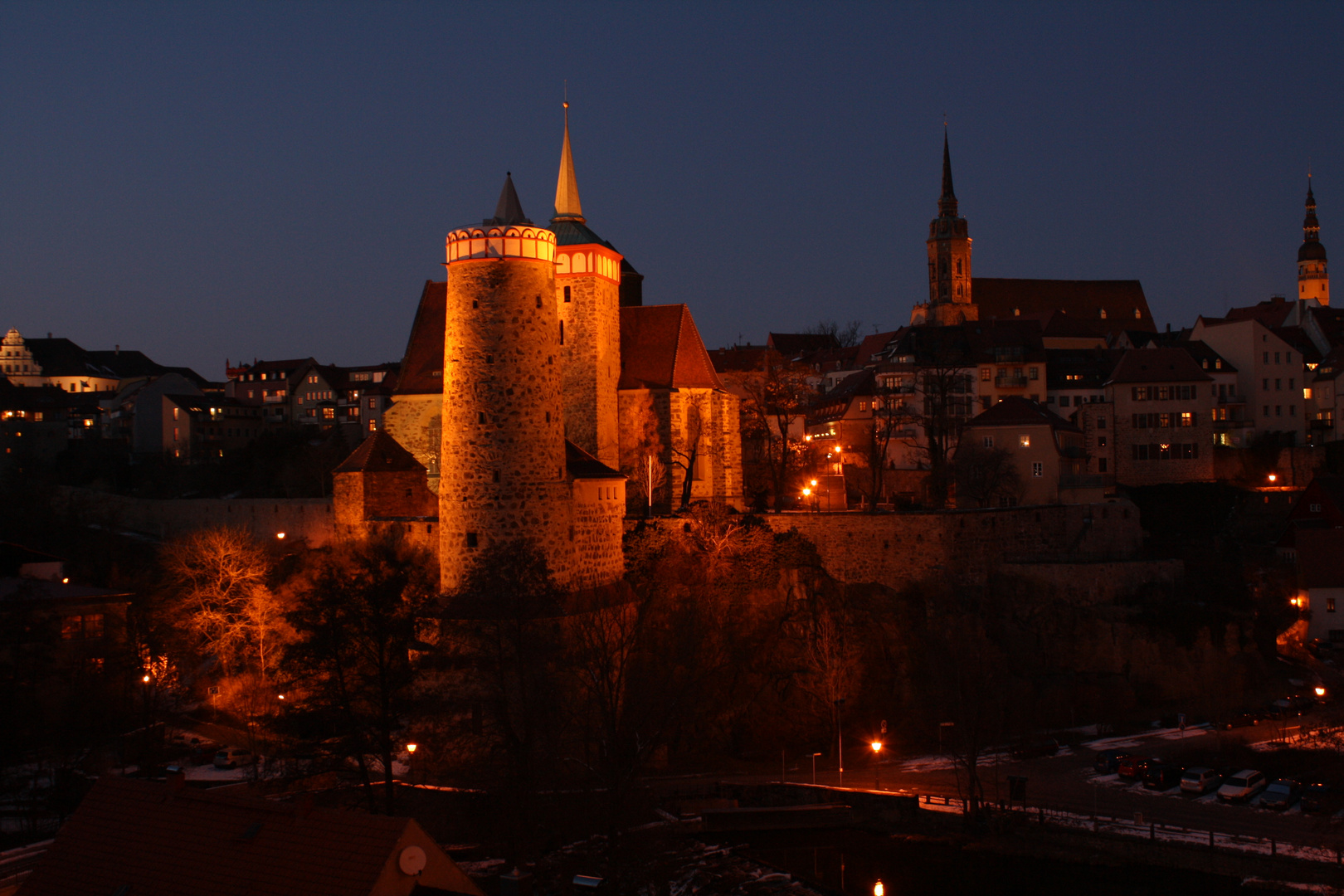 Bautzen in der blauen Stunde