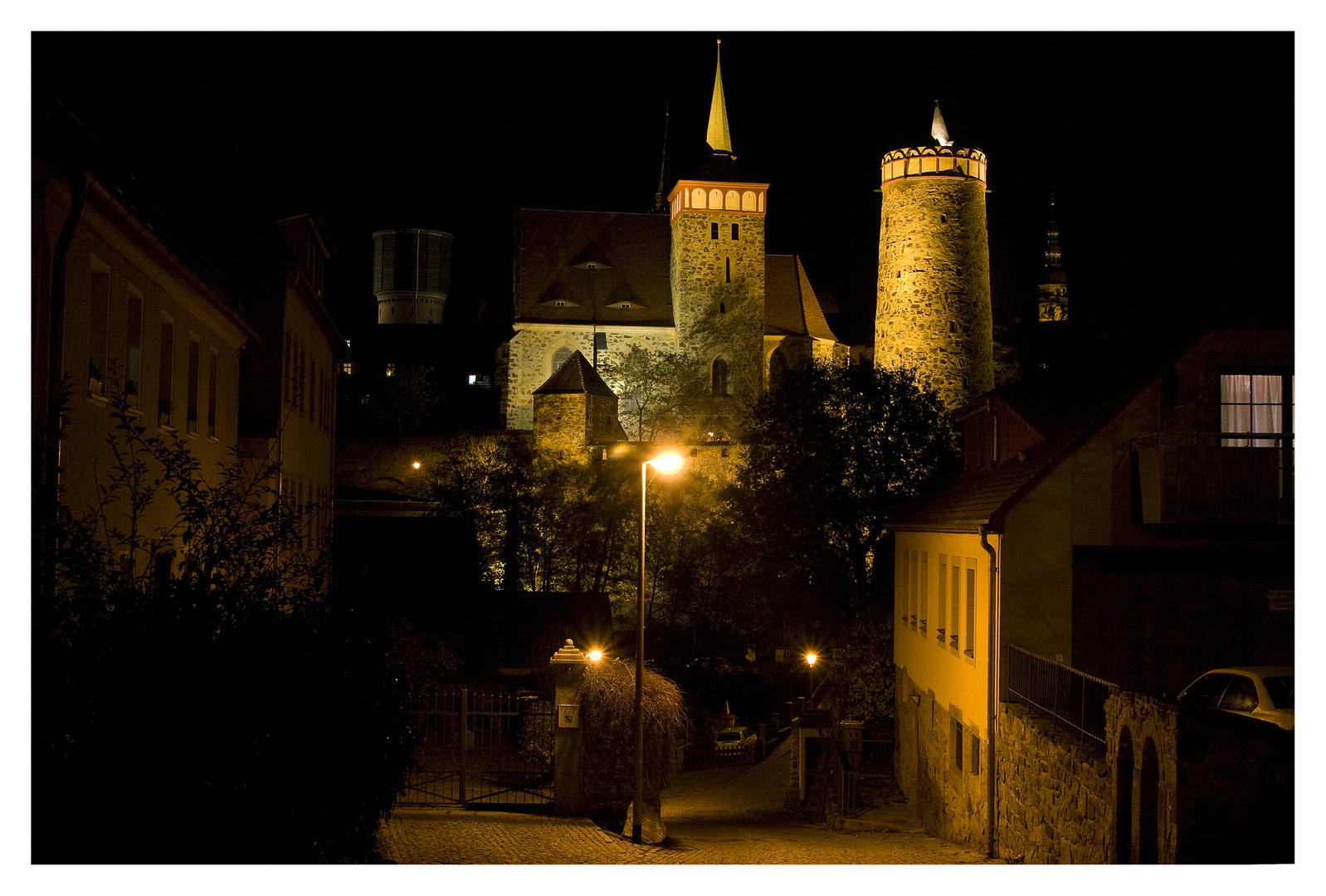 Bautzen, Michaeliskirche und die alte Wasserekunst