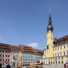 Bautzen: Rathausplatz mit Hauptmarkt