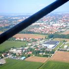 Bautzener Flugtage 2013-Blick aus einer Broussard beim Rundflug