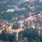 Bautzener Flugtage 2013-die Altstadt von Bautzen aus der Luft