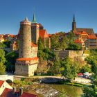 Bautzens Altstadt (Blick von der Friedensbrücke)