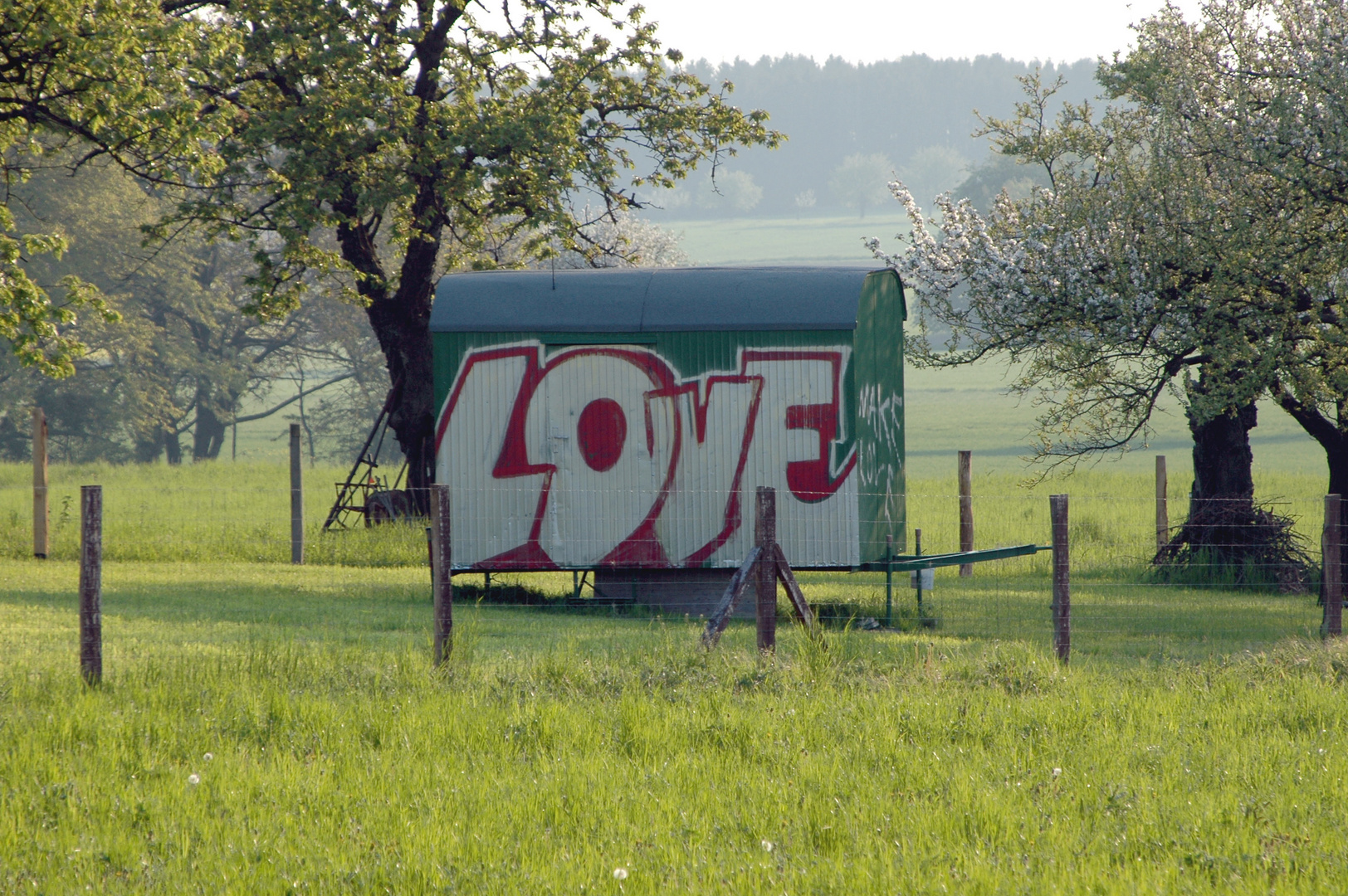 Bauwagen in Love