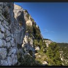 Baux de Provence.. Blickwinkel einer Burg