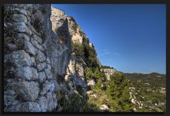 Baux de Provence.. Blickwinkel einer Burg