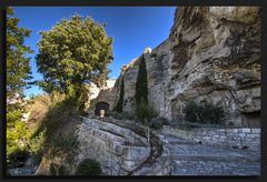 Baux de Provence.. Der Eingang