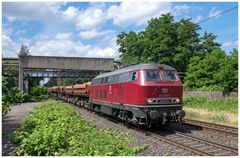 Bauzug mit EfW 215 025 in Bottrop