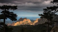 Bavella im Abendlicht