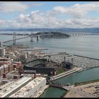 Bay Bridge und AT&T Park