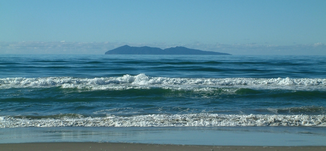 Bay of Plenty im Spätherbst.