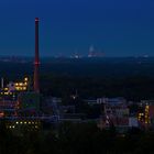 Bayer Pharma AG in Bergkamen bei Nacht