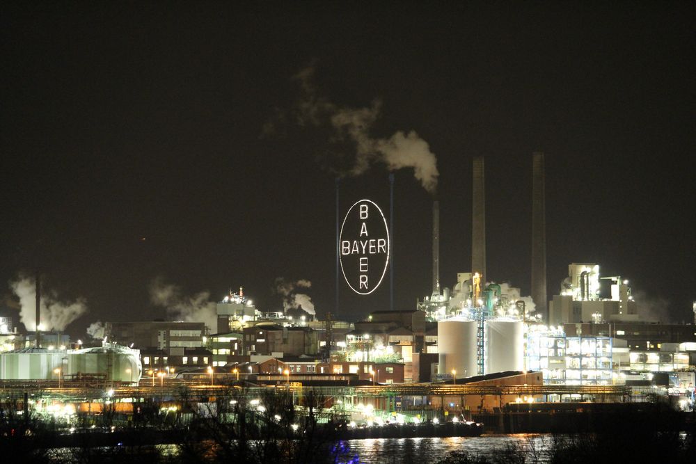 Bayer Werk Leverkusen Foto & Bild industrie und technik, industrie